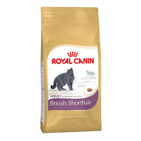 фото Сухой корм для кошек royal canin british shorthair, британская, домашняя птица, 4кг