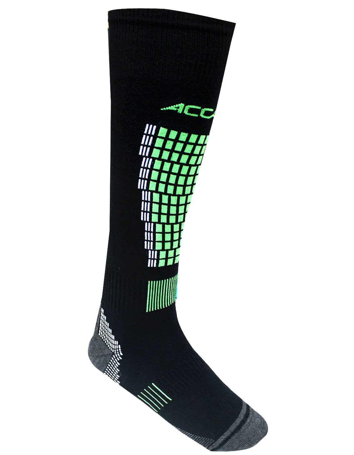 фото Гольфы accapi ski thermic, black/green, 37-39 eu