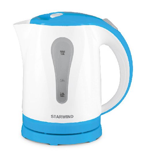 фото Чайник электрический starwind skp1217 white/blue