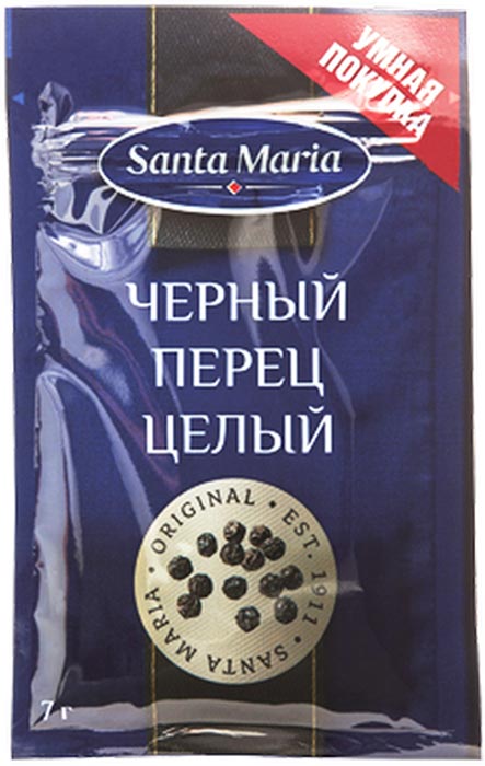 

Перец Santa Maria черный целый 7 г