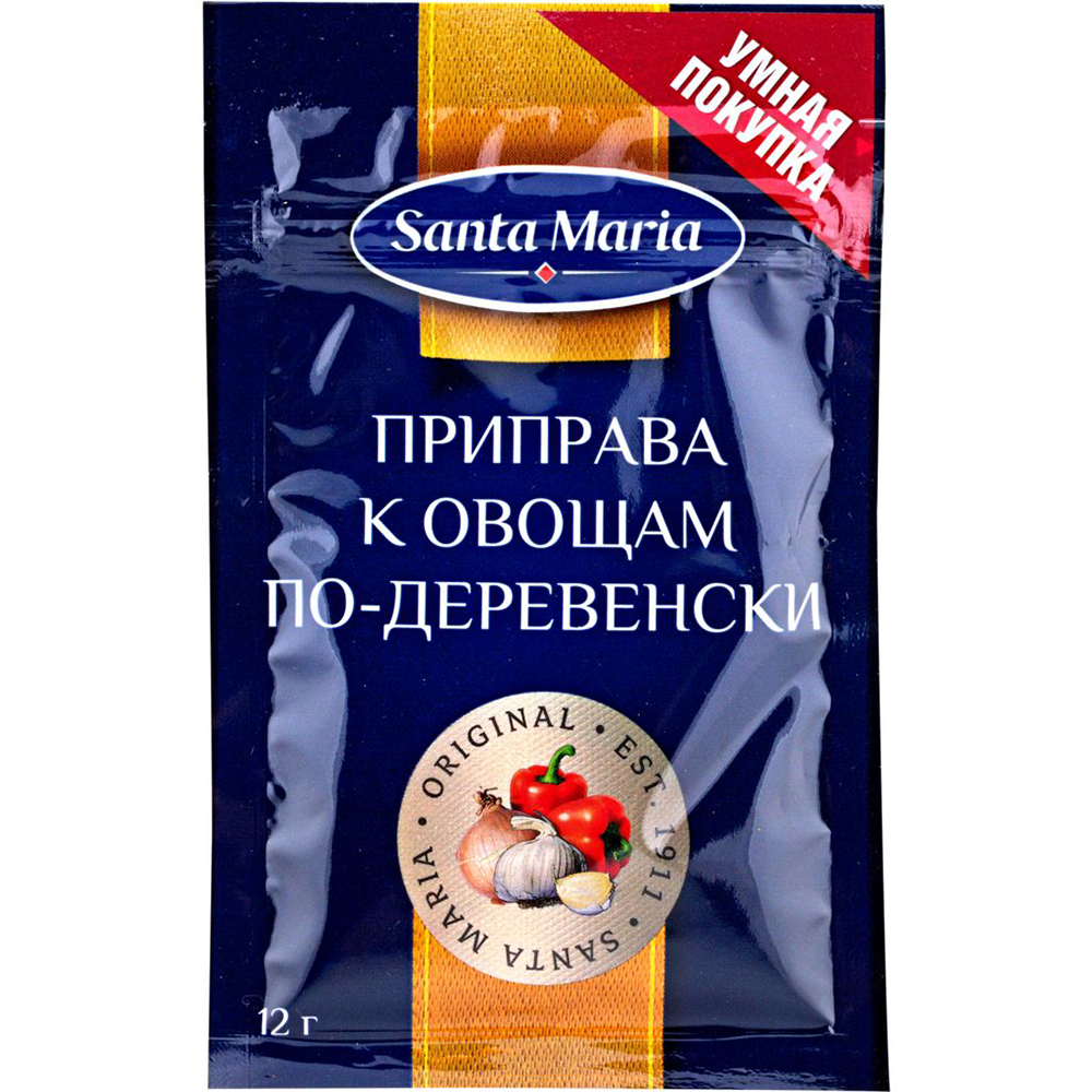 

ПРИПРАВА САНТА МАРИЯ К ОВОЩАМ ПО-ДЕРЕВЕНСКИ 12 Г ЗИП/ПАК САНТА МАРИЯ ЭСТОНИЯ
