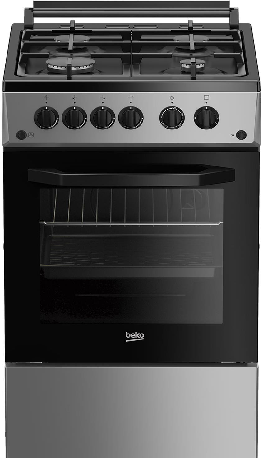 

Газовая плита Beko FSGT51138GSS Silver, FSGT51138GSS