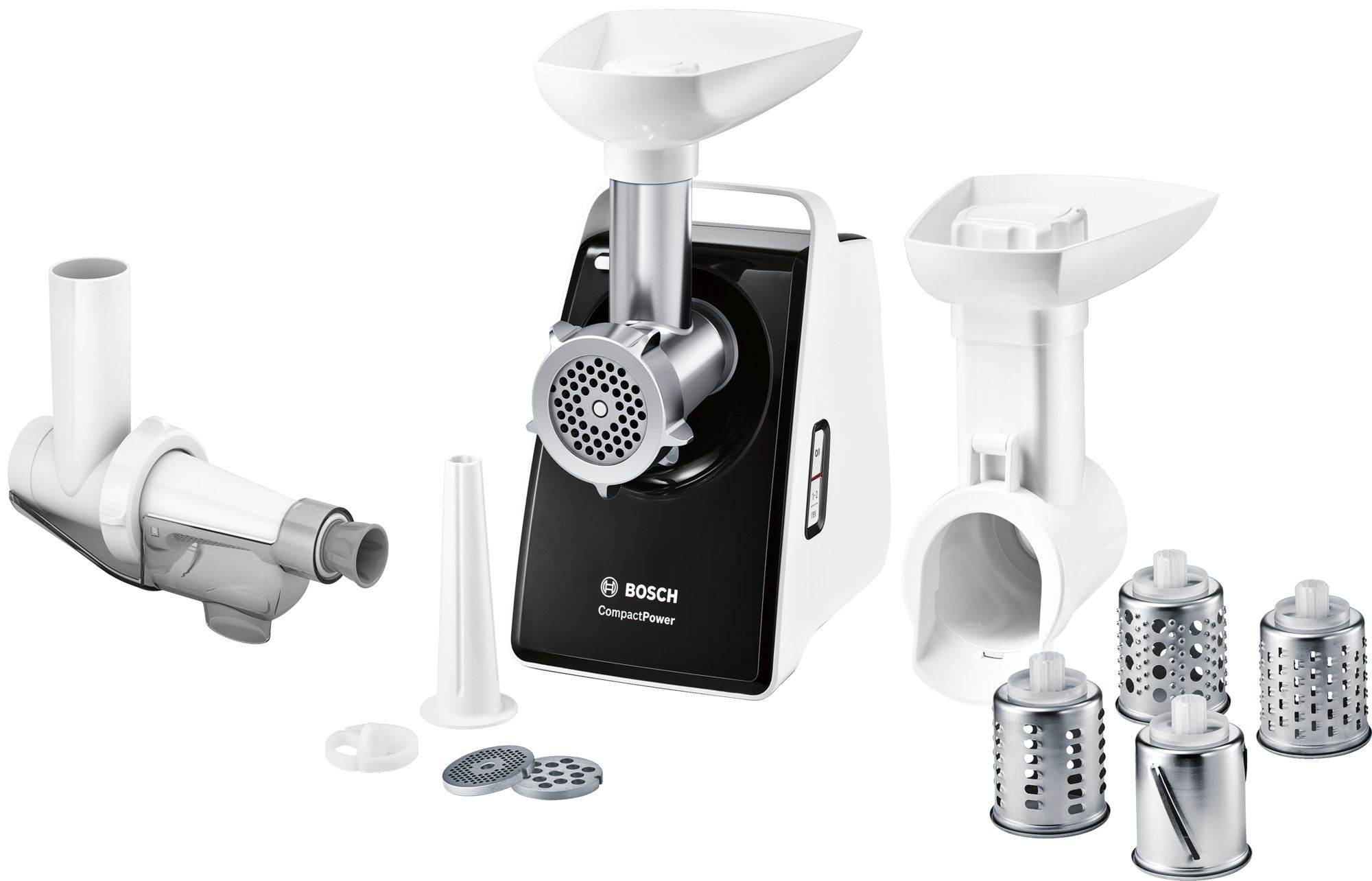 

Электромясорубка Bosch MFW3X17B Black/White, CompactPower MFW3X17B