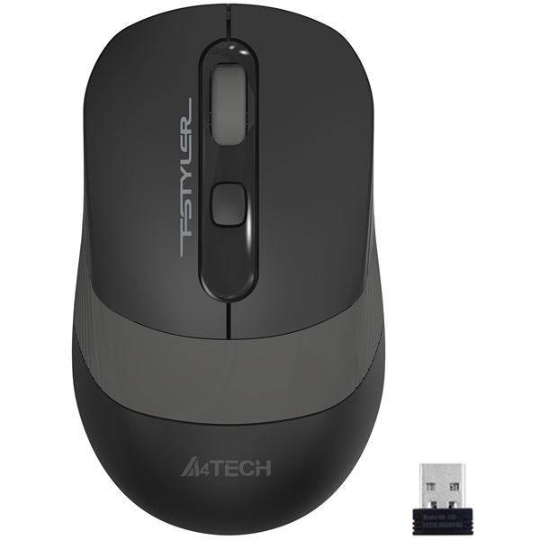 фото Беспроводная мышь a4 fstyler fg10s black/grey a4tech