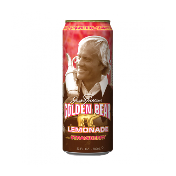 Напиток Arizona Golden Bear Strawberry Lemonade 0,68л Упаковка 24 шт