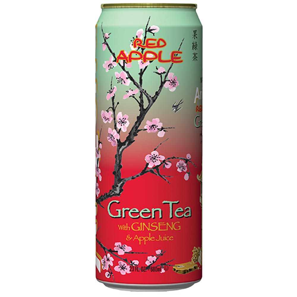 фото Напиток arizona red apple green tea 0,68л упаковка 24 шт