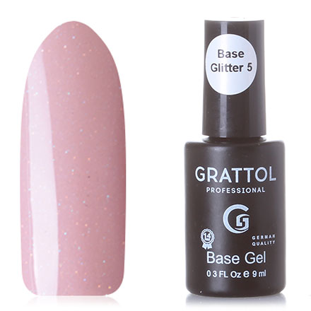 

База Grattol Rubber Glitter №5