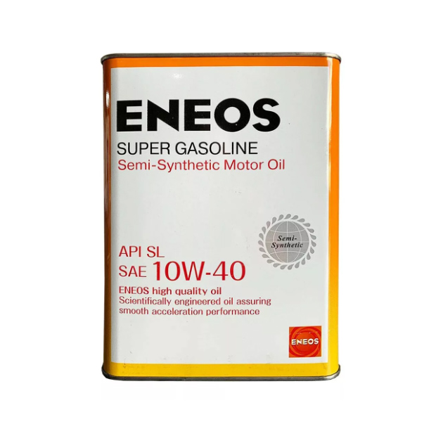 Моторное масло Eneos Super Gasoline Semi-Synthetic 10W40 4л