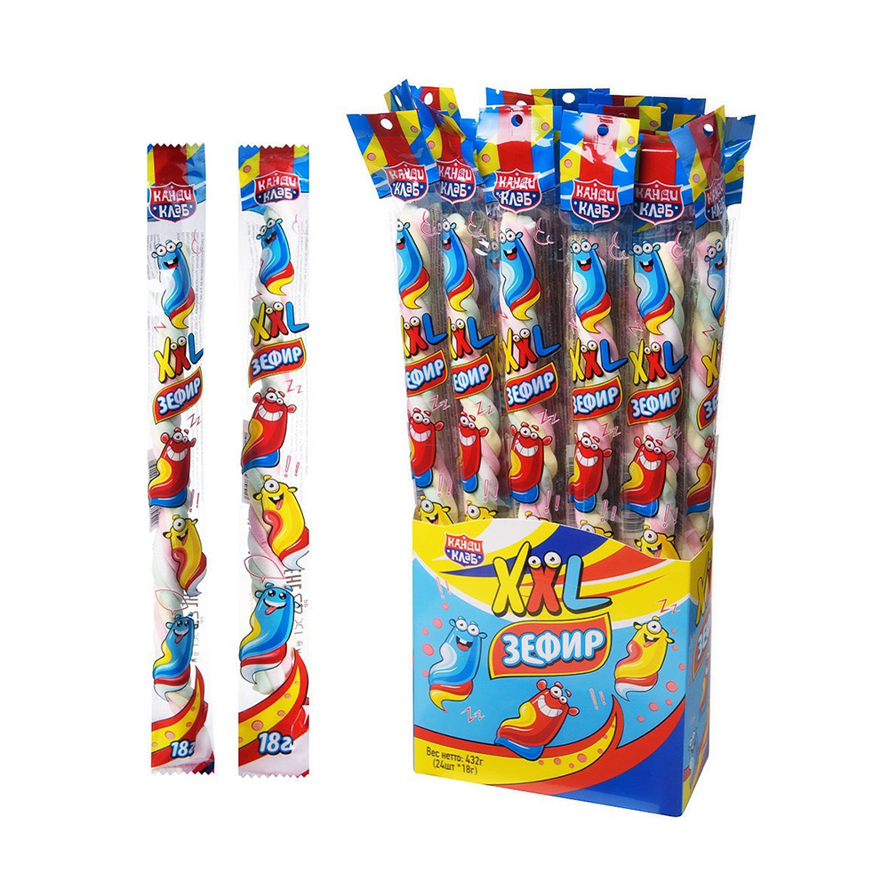

Зефир XXL 18 гр Упаковка 24 шт
