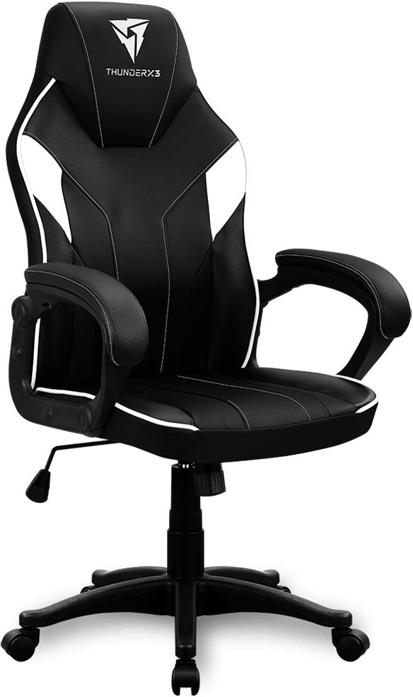 фото Игровое кресло thunderx3, черный/белый