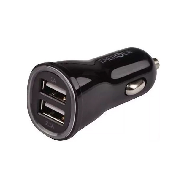 АЗУ USB EnergEA Compact Drive Duo USB Ultra Compact Car Charger 3.1 A Black