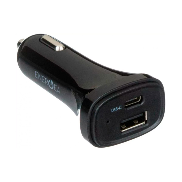 

АЗУ USB EnergEA Compact Drive C USB-С + USB-A Car Charger 4 A Black