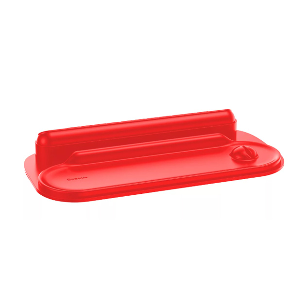 фото Парковочная карта (держатель) baseus horizon silicone parking number card bracket red