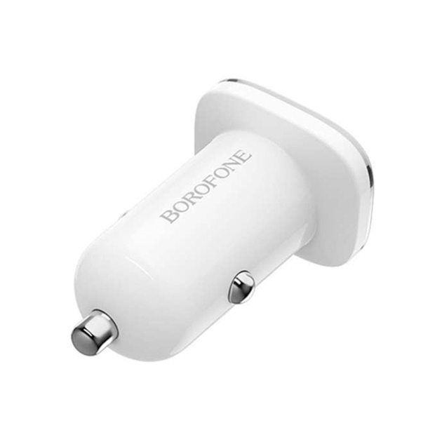 

Автомобильный адаптер питания Borofone BZ12A White зарядка 3А QuickCharge 3.0