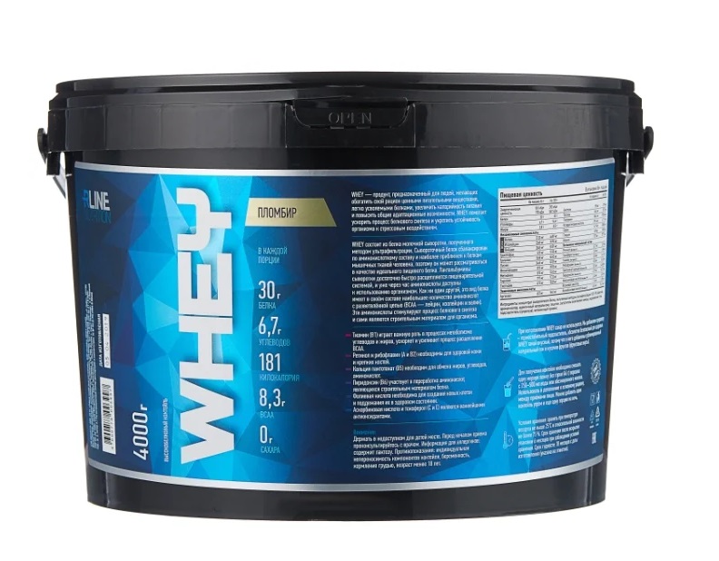 фото Протеин rline whey, 4000 г, пломбир