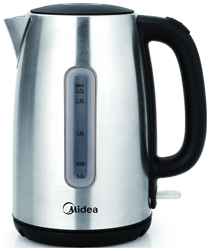 фото Чайник электрический midea mk-8028 silver/black