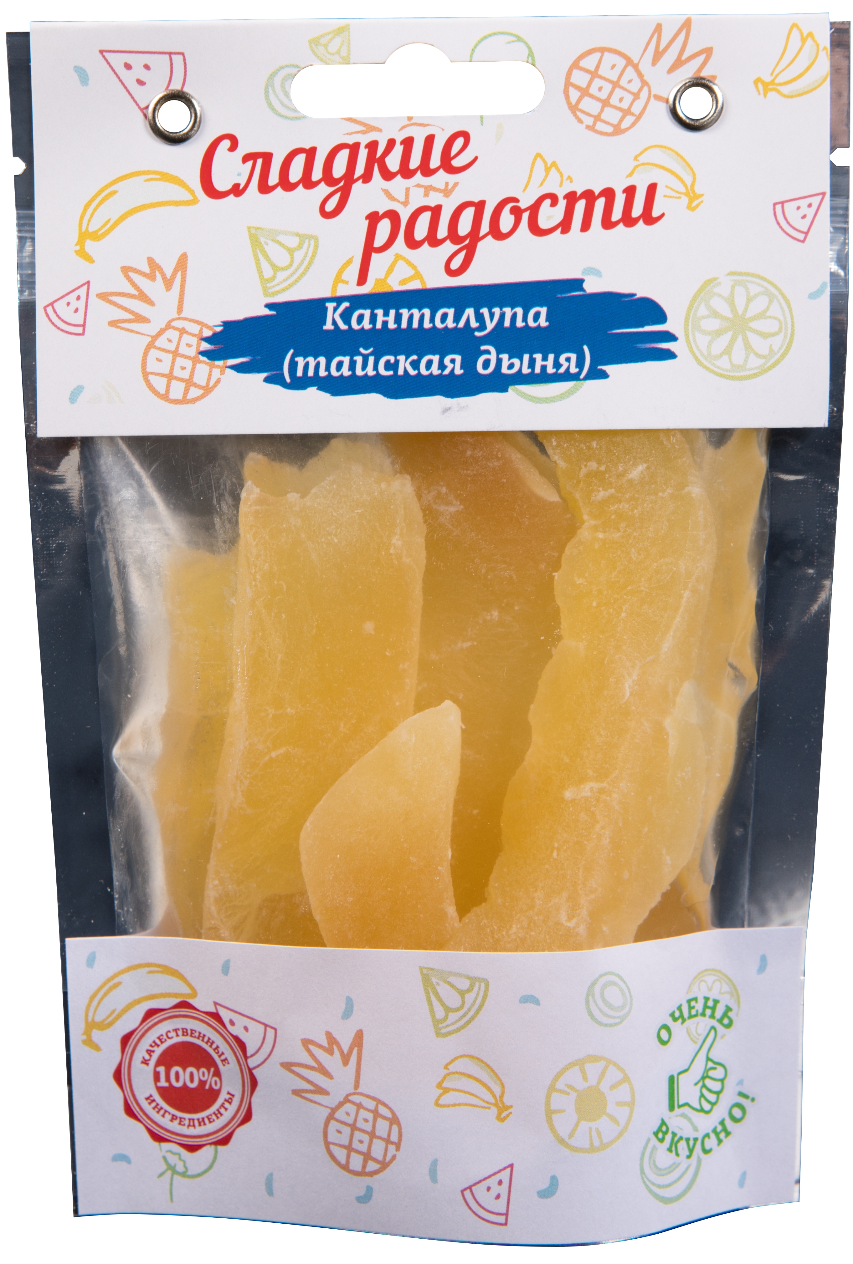 

Канталупа (тайская дыня) цукаты, 55 г