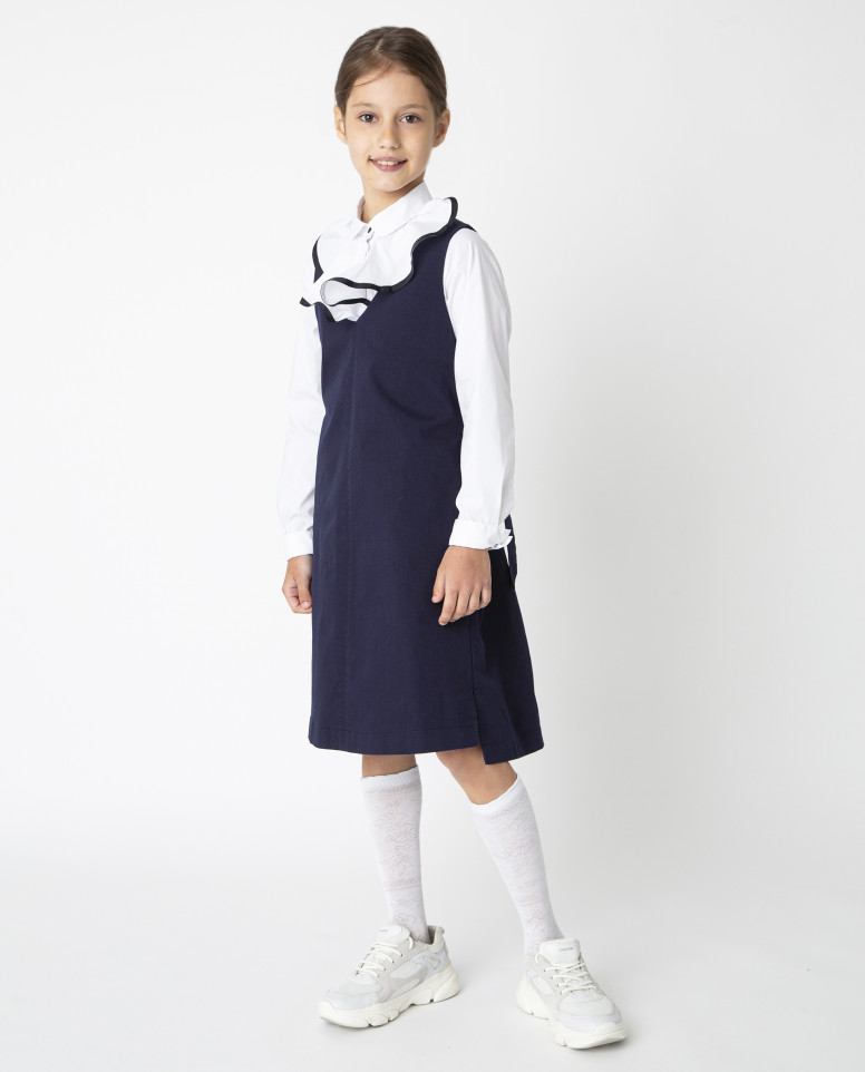 

Сарафан детский Gulliver 220GSGC2509 синий р.158, 220GSGC2509