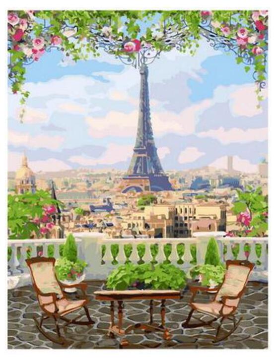 

Картина по номерам Paintboy PK68026 Парижская веранда 40х50см, Парижская веранда