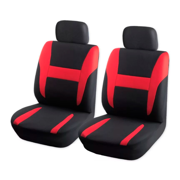 фото Чехол-рубашка на переднее сиденье с подголовником черный с красным 4пр arnezi a0508001