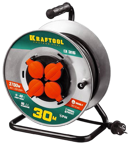 Удлинитель силовой KRAFTOOL 55085-30_z01 удлинитель kraftool