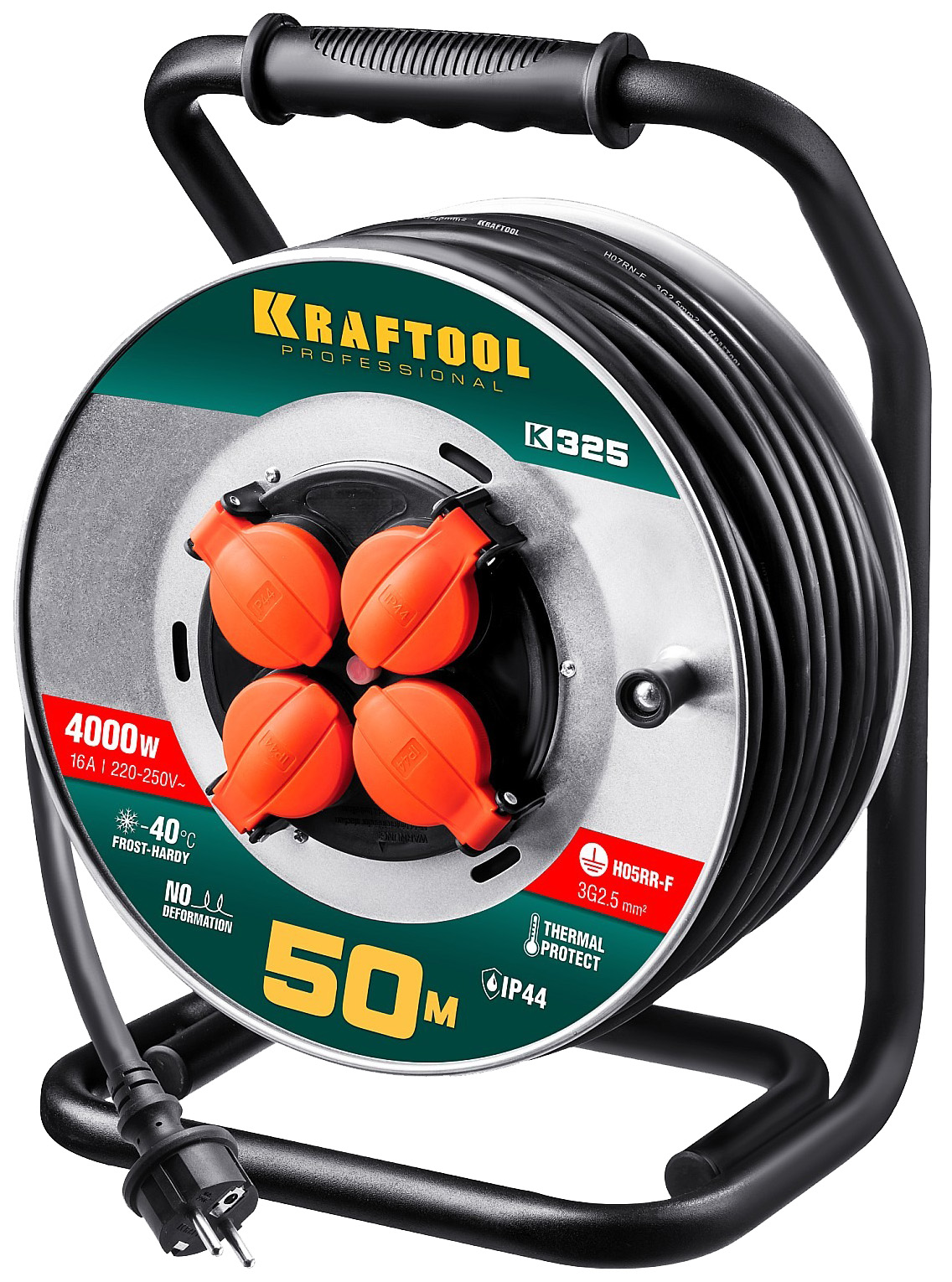 Удлинитель силовой KRAFTOOL 55086-50