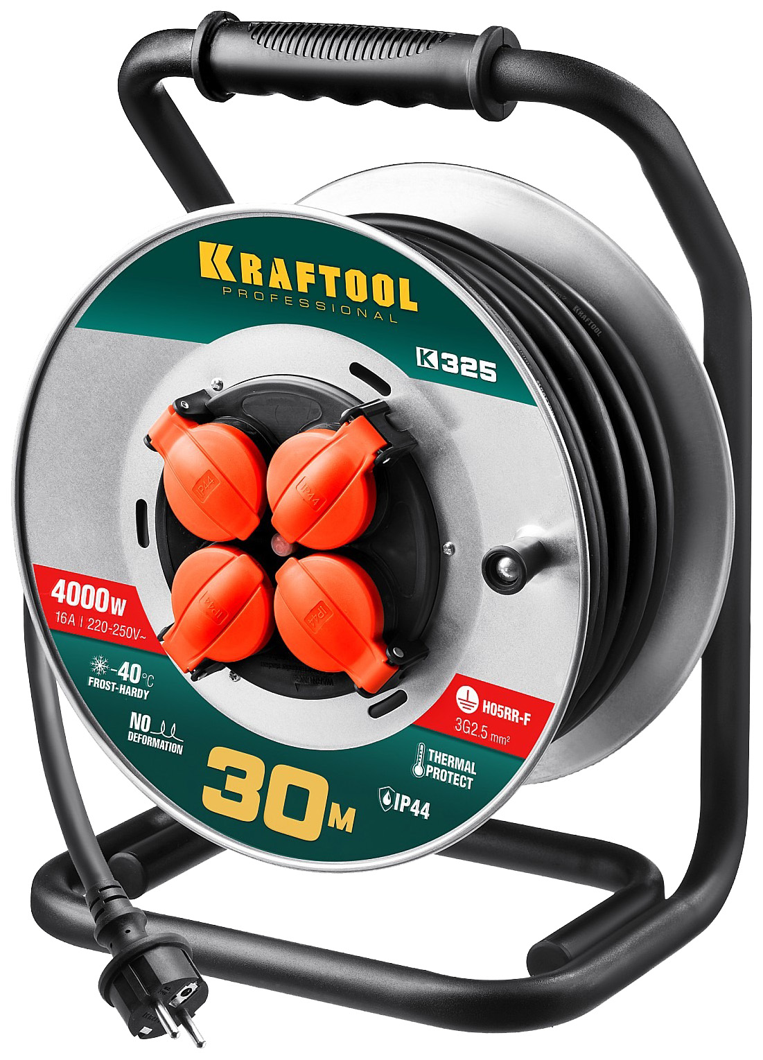 Удлинитель силовой KRAFTOOL 55086-30 удлинитель kraftool