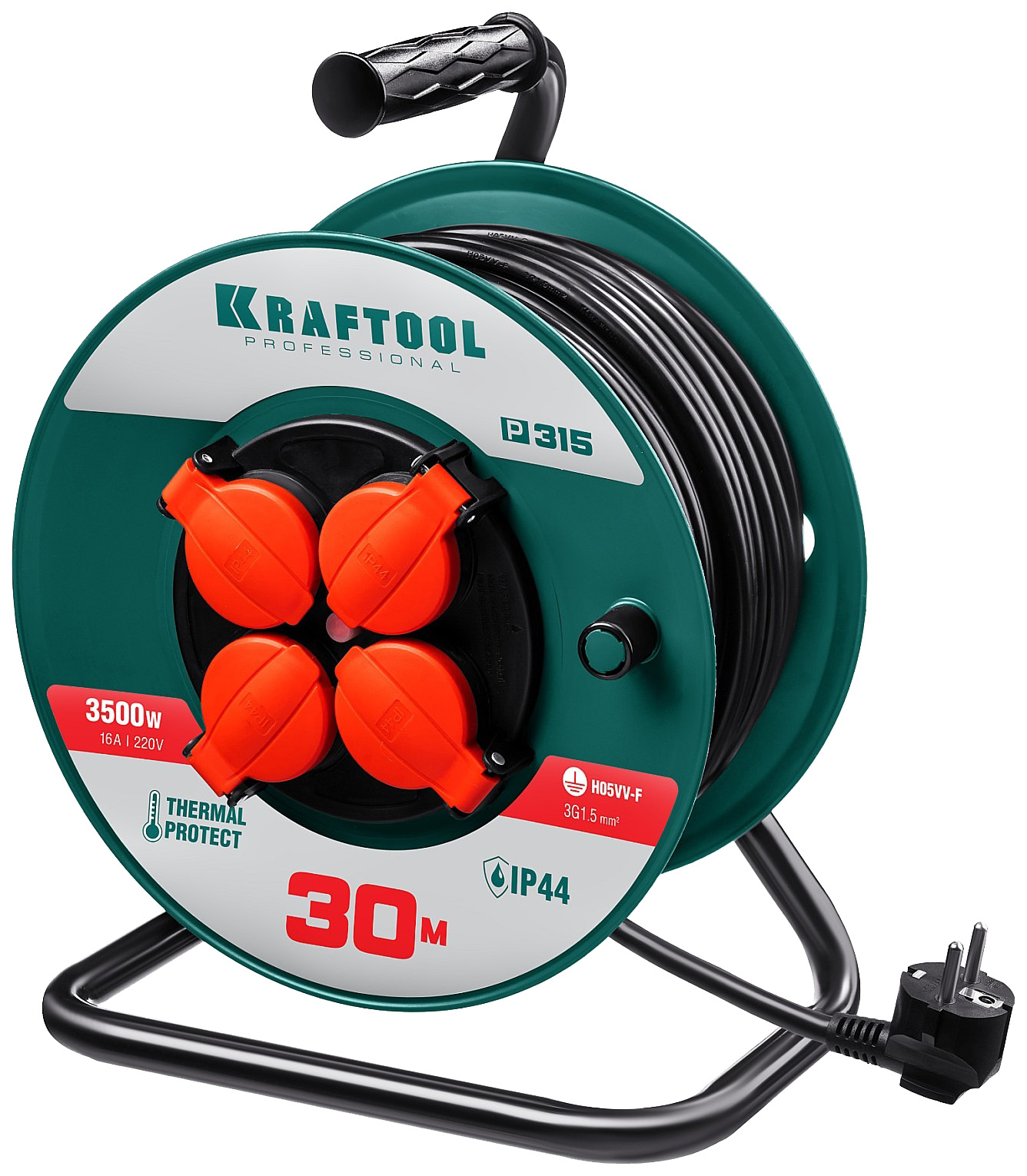 Удлинитель силовой KRAFTOOL 55084-30