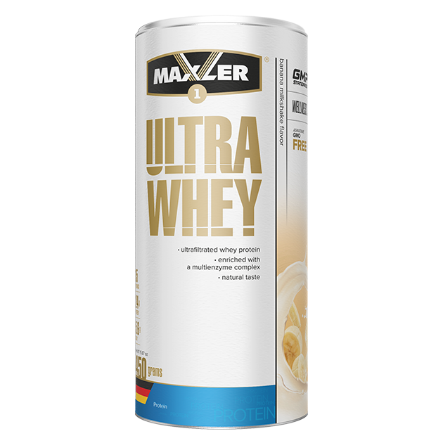 Протеин Maxler Ultra Whey, 450 г, banana milkshake