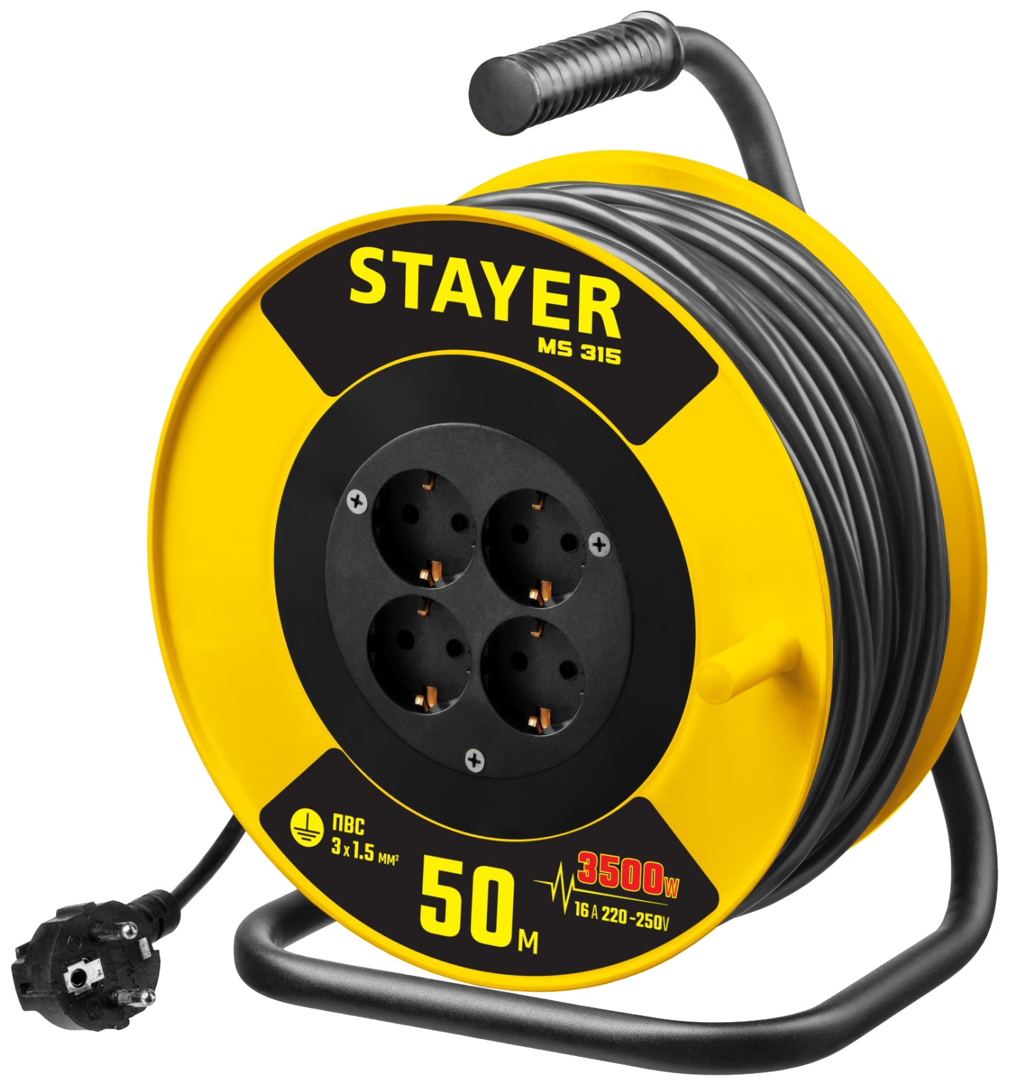 фото Удлинитель силовой stayer 55078-50 ms 315 master