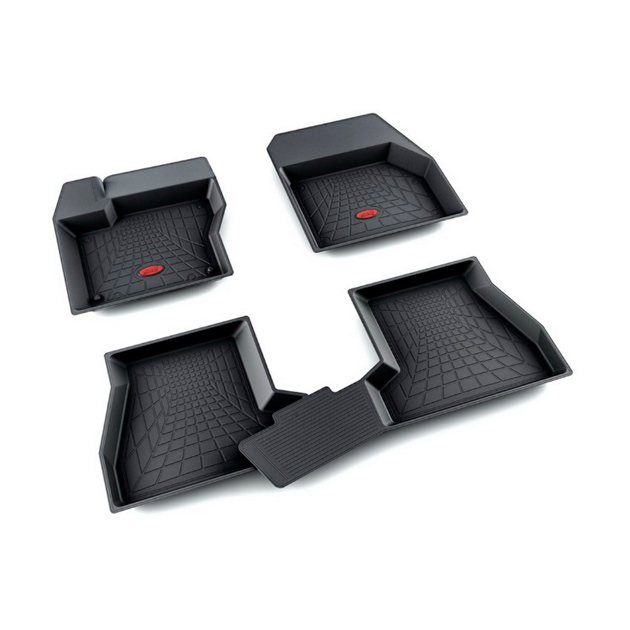 фото Коврики салона резина черный ford focus iii седан, хэтчбек 2011- агатэк a.003.75.h
