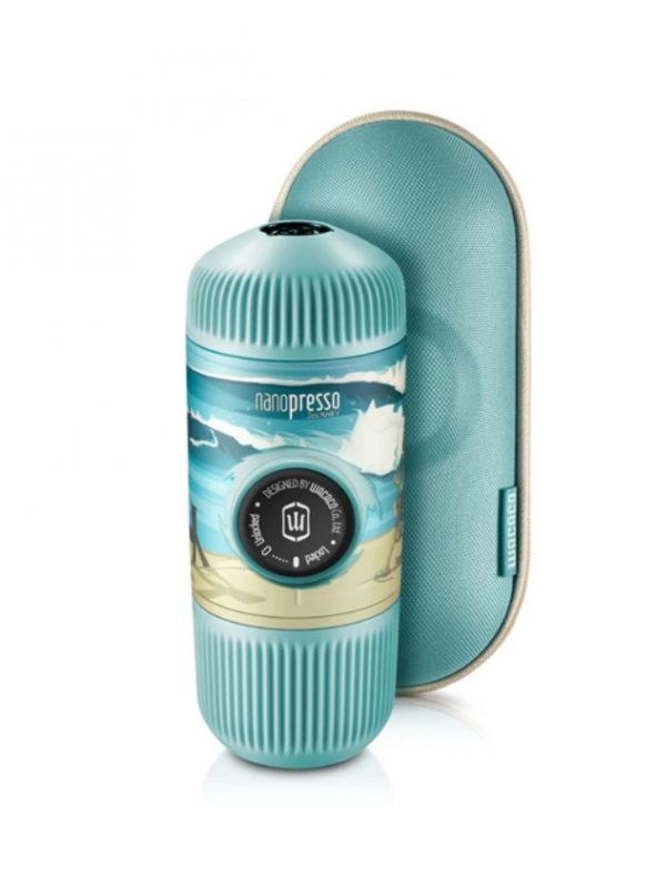 фото Термос-кофеварка wacaco nanopresso journey лето 0,8 л голубая