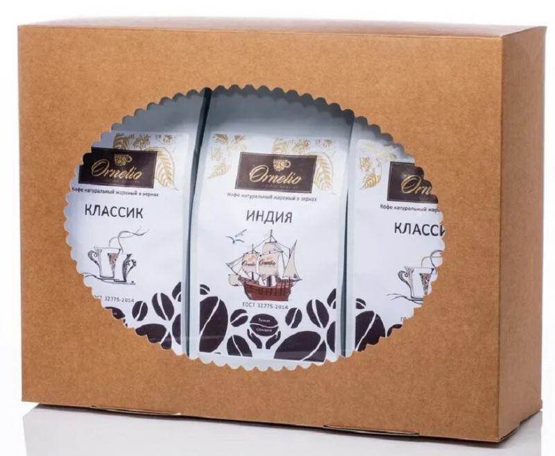 

Подарочный набор кофе в зернах трио Ornelio Эритрея