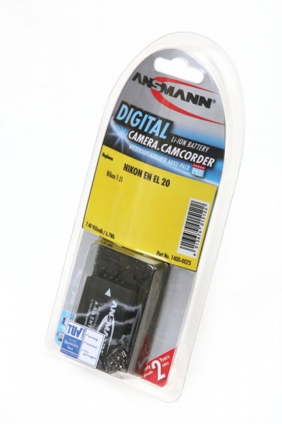 фото Аккумулятор ansmann en el 20 для фотоаппаратов nikon 1 j1, 1 j2