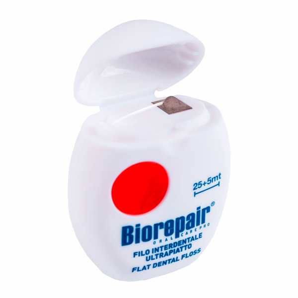 Biorepair Filo Non Cerato Ultrapiatto 25+5 m Невощеная ультра-плоская зубная нить