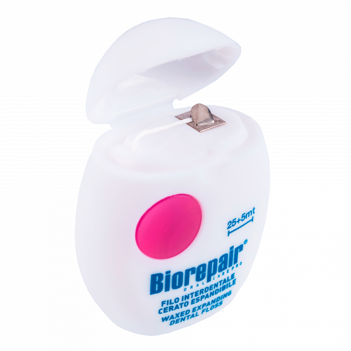 Biorepair® Filo Cerato Espandibile 25+5 m Вощеная расширяющаяся зубная нить