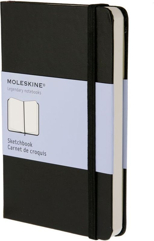 

Записная книжка для рисунков Moleskine "Classic" Pocket, обложка черная