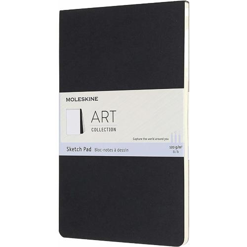 

Блокнот для рисования Moleskine Art soft sketch pad А4, 44л/88стр, цвет черный