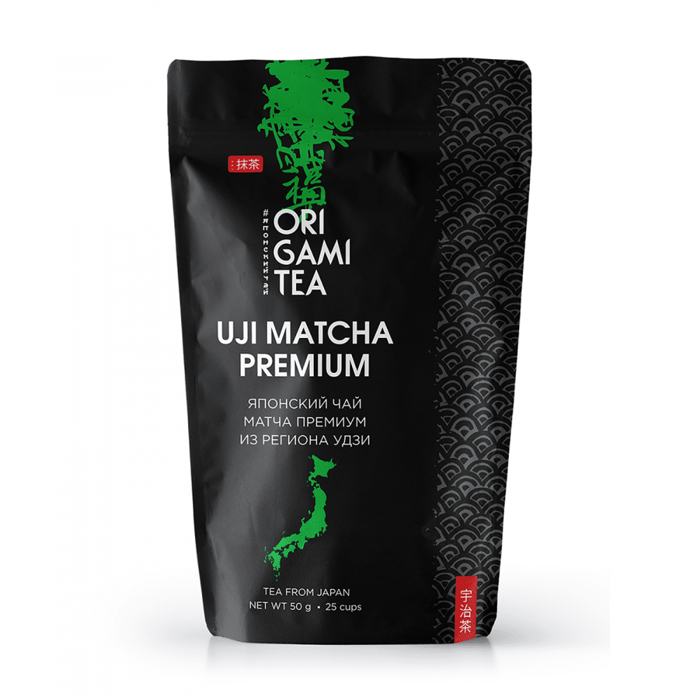 

Японский чай ORIGAMI TEA "Удзи матча premium", 50 г