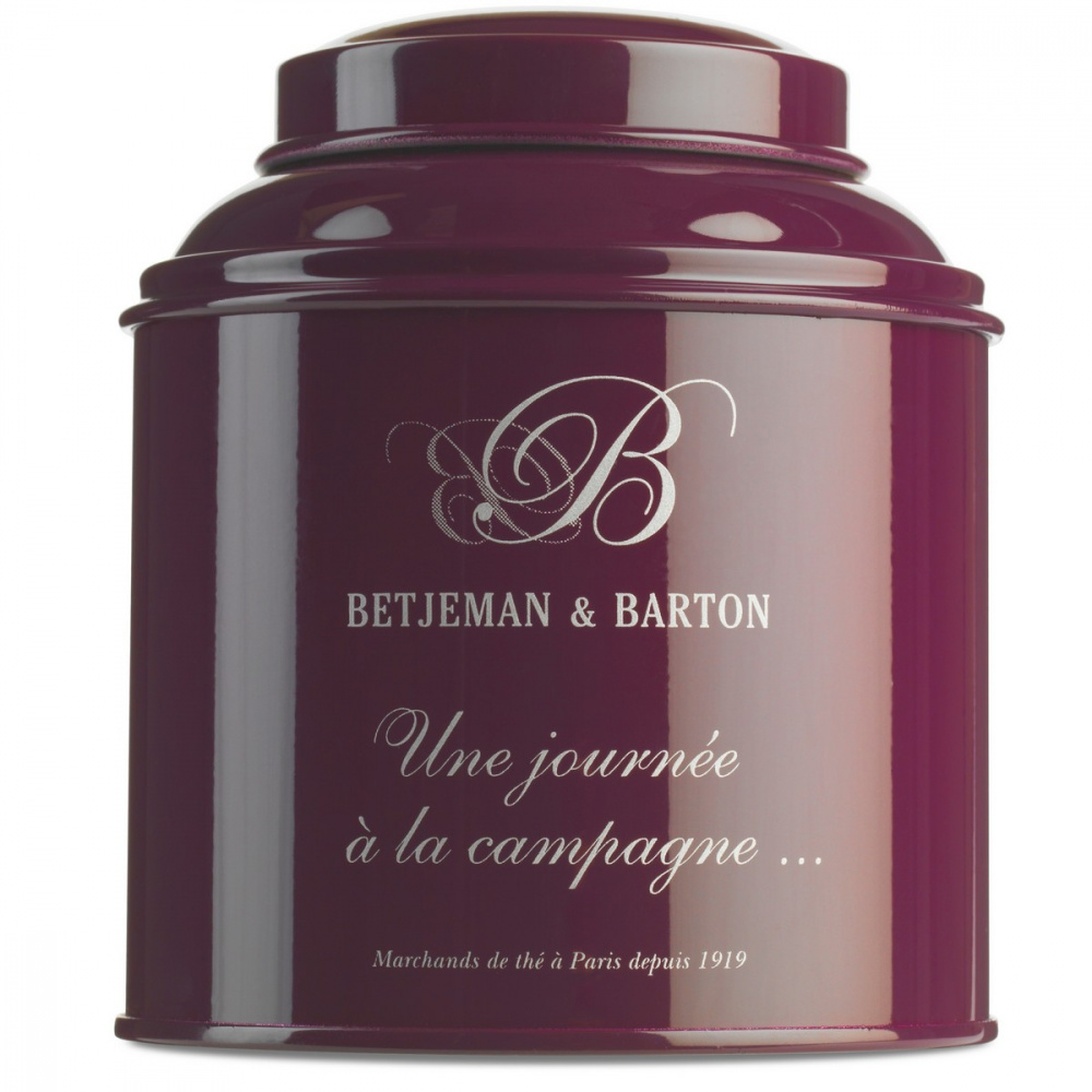 Чай Betjeman & Barton Une Journee a la Campagne, черный листовой, с добавками, 125 гр