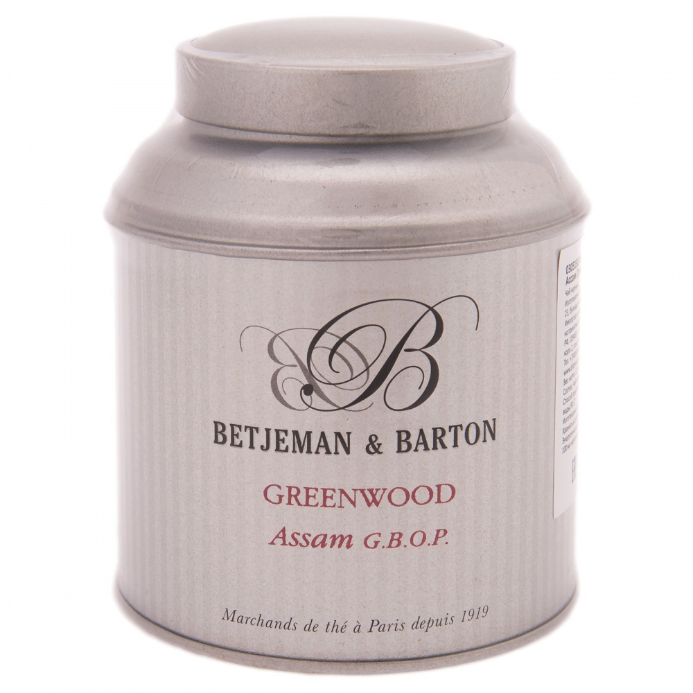 

Чай Вetjeman & Barton Assam Greenwood, черный листовой, 125 гр