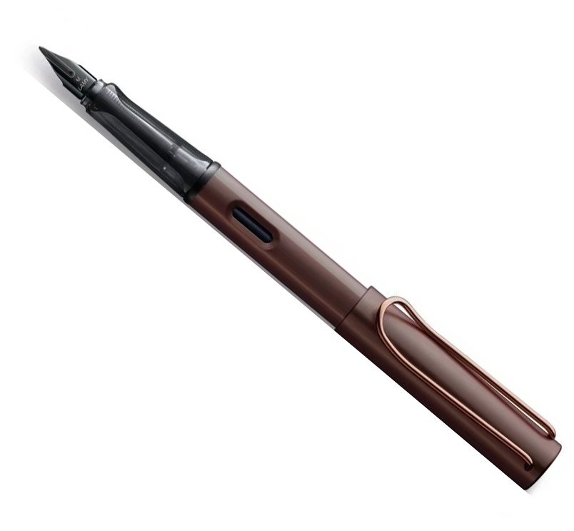 фото Ручка перьевая lamy 090 lux, efpvd,marron