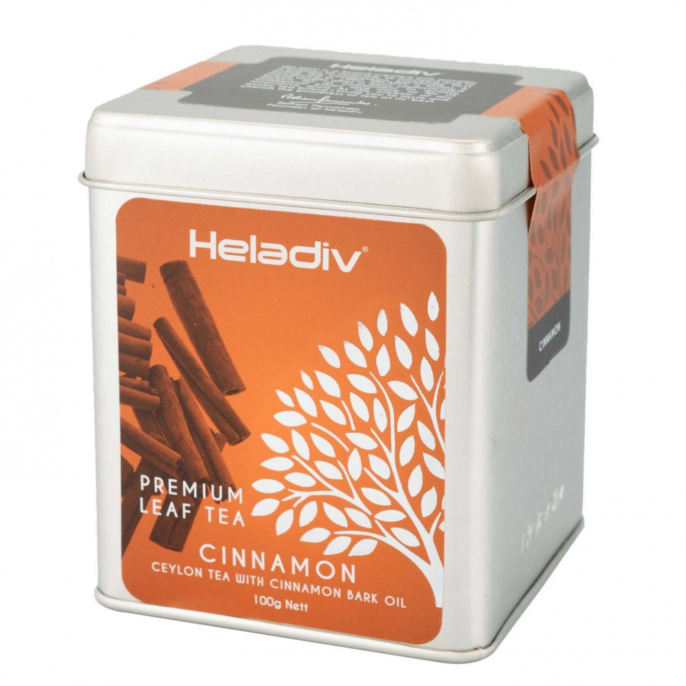 

Чай Heladiv Cinnamon, чёрный листовой с добавками, 100 гр