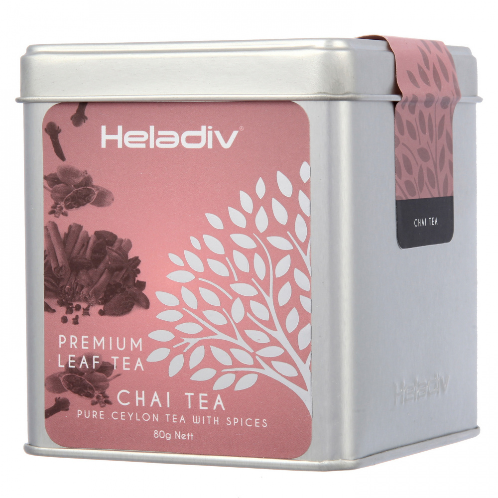 

Чай Heladiv Chai tea, чёрный листовой с добавками, 80 гр