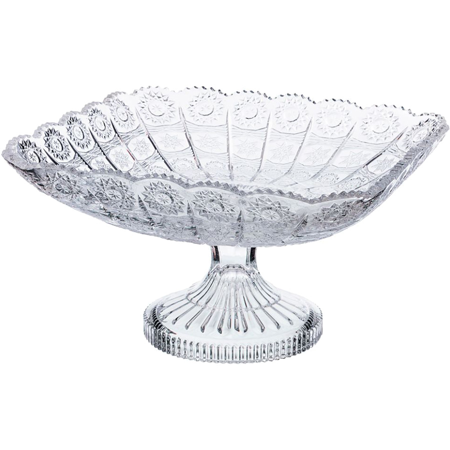 

Фруктовница Lefard, Muza Crystal, 28x28x16 см, прозрачный