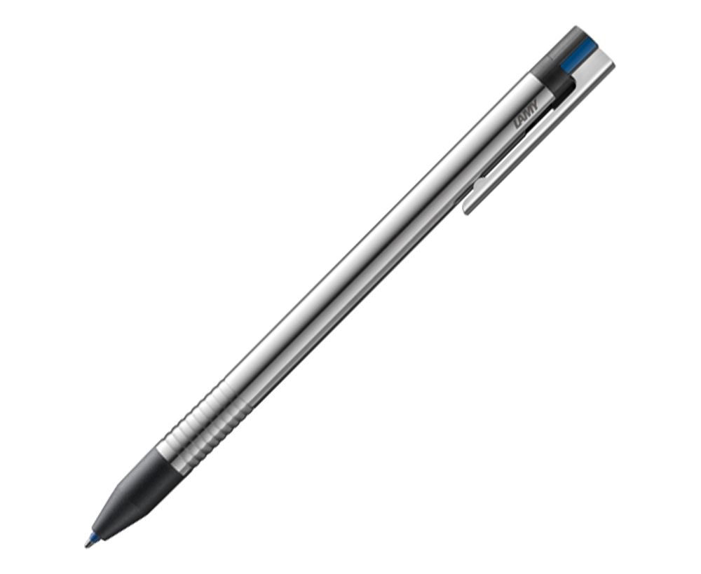 фото Ручка мультисистемная 3 цвета lamy 405 logo, m21 полированная сталь