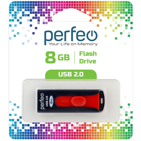 фото Флэш диск perfeo usb 8gb s01 black