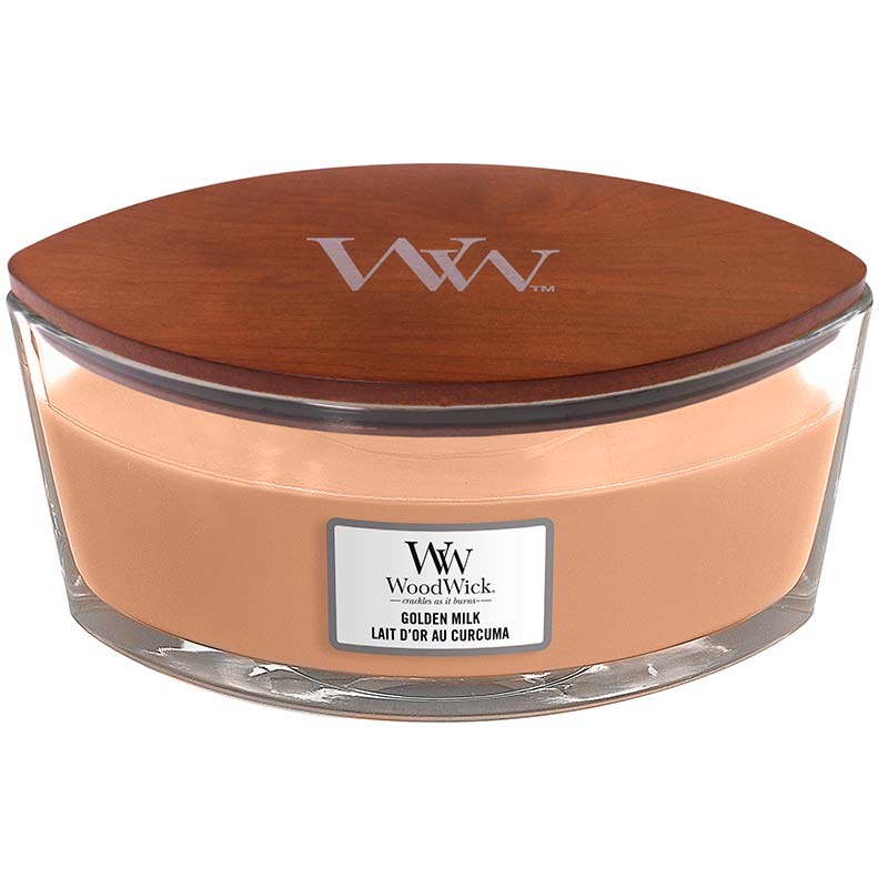 фото Аромасвеча woodwick пряное молоко 453,6г
