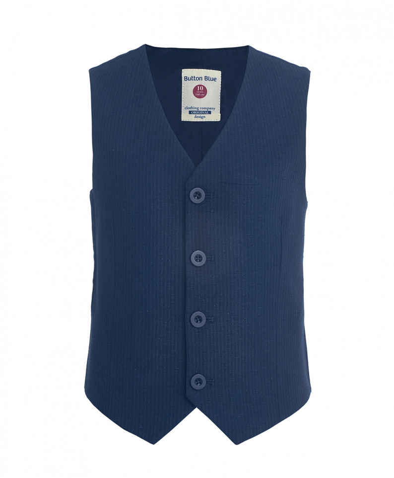 

Жилет детский Button Blue 119BBBP4701, синий, 98, 119BBBP4701