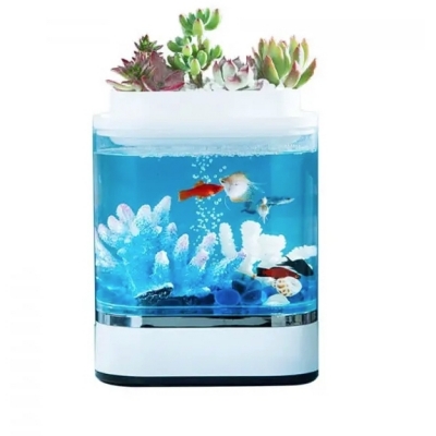 

Аква-ферма Xiaomi Geometry Lazy Fish Tank HF-JHYG005, Geometry Lazy Fish Tank (белый)